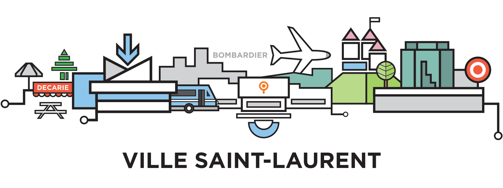 mtl-ville-saint-laurent-cityline-illustration-by-loogart